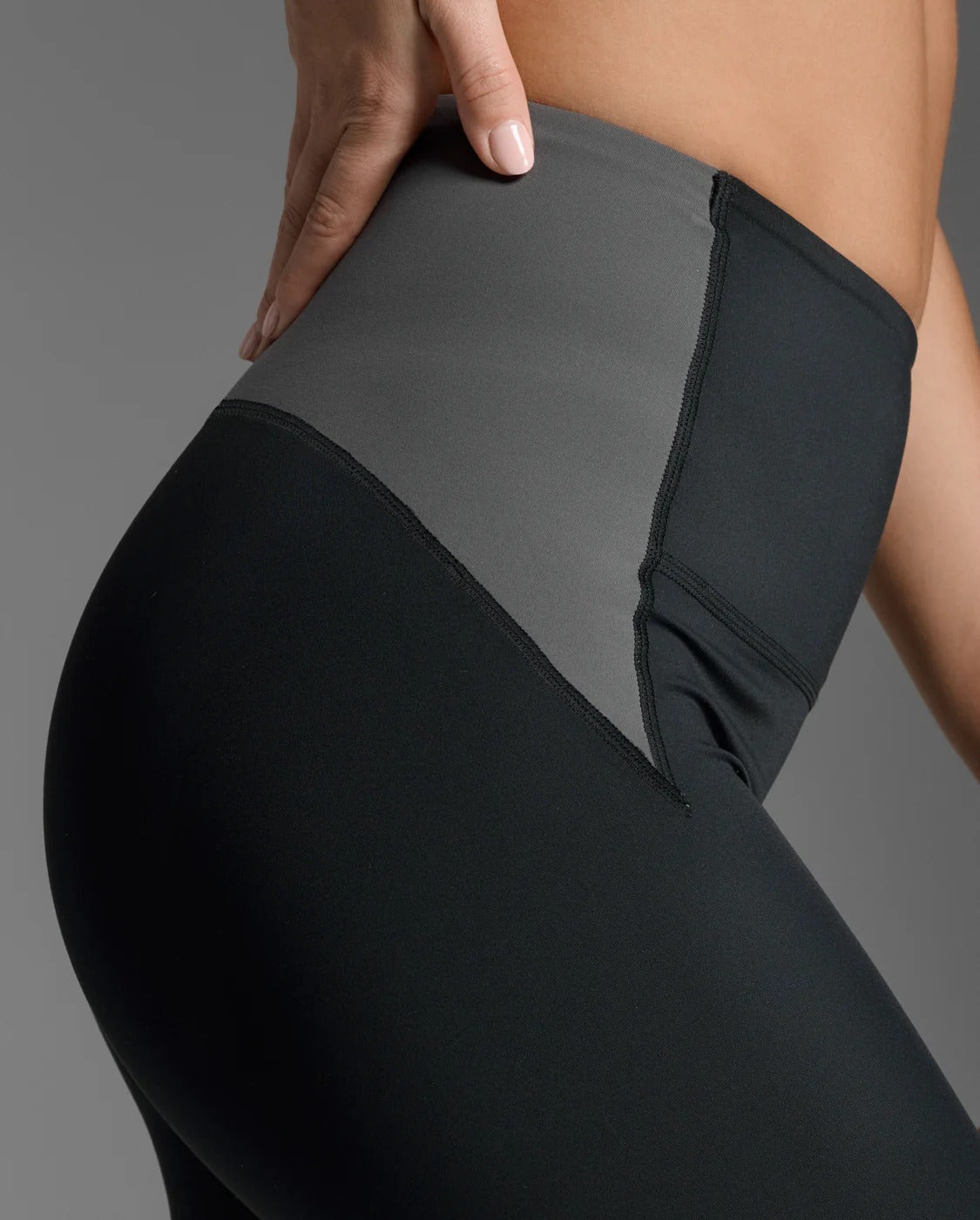 【限時優惠】W Contour Hi-Rise Compression Tight 女士 全長高腰立體剪裁壓縮褲|黑