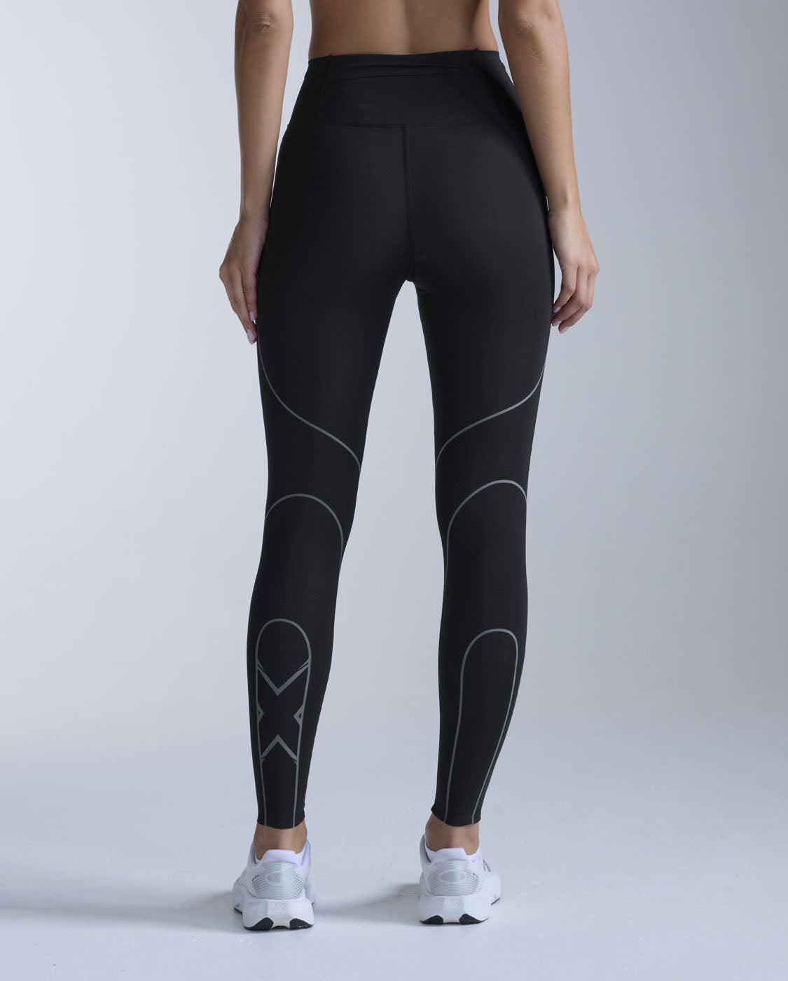 Light Speed Kinesis Hi-Rise Compression Tights 女士 高腰MCS壓縮長褲|黑