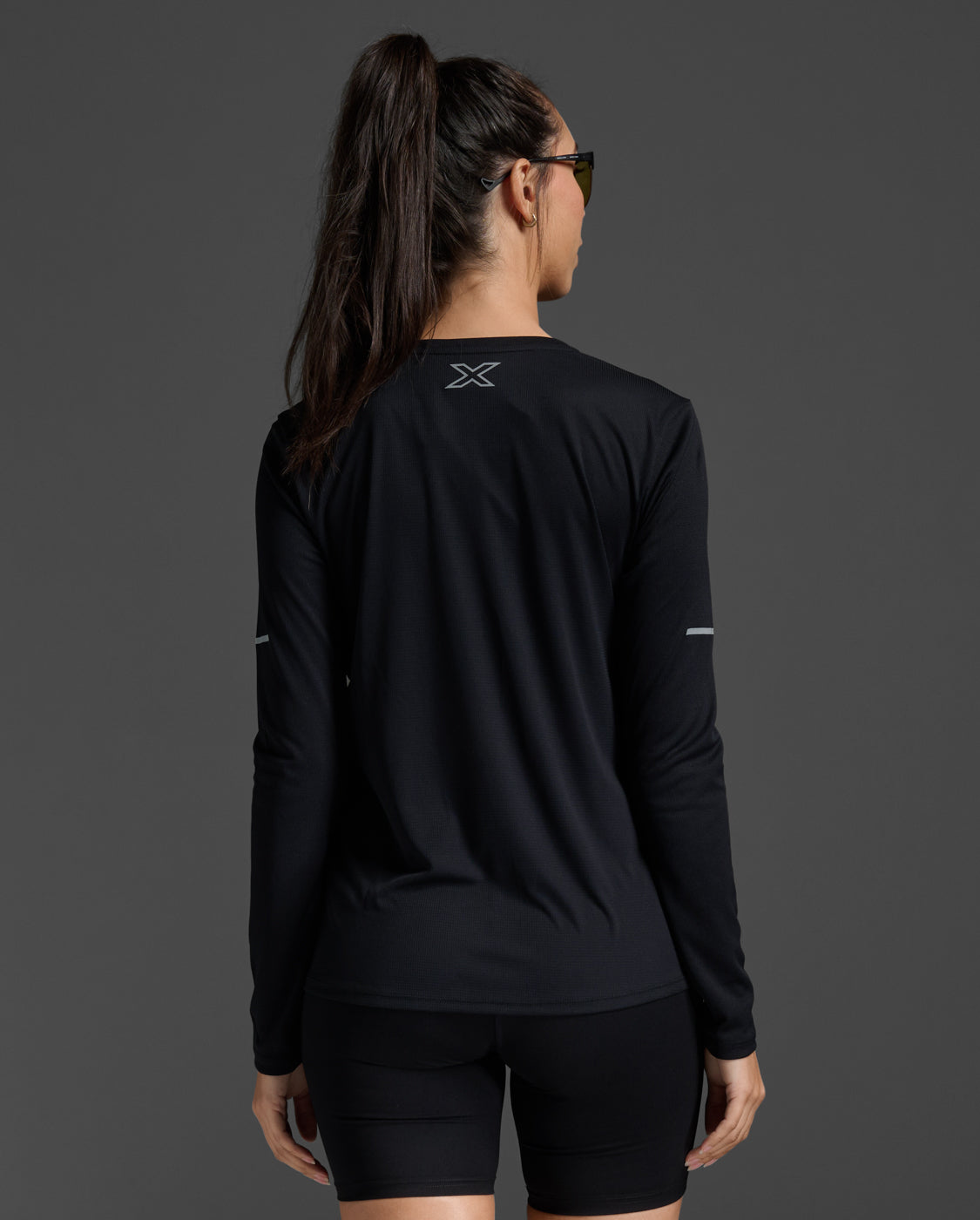 W Aero Long Sleeve 女士 暢跑吸濕快乾機能長袖上衣 | 黑