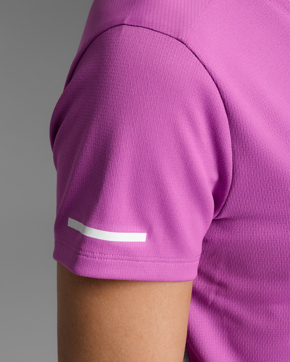 W Aero Tee 女士 暢跑吸濕快乾機能運動T恤 | 紫羅蘭