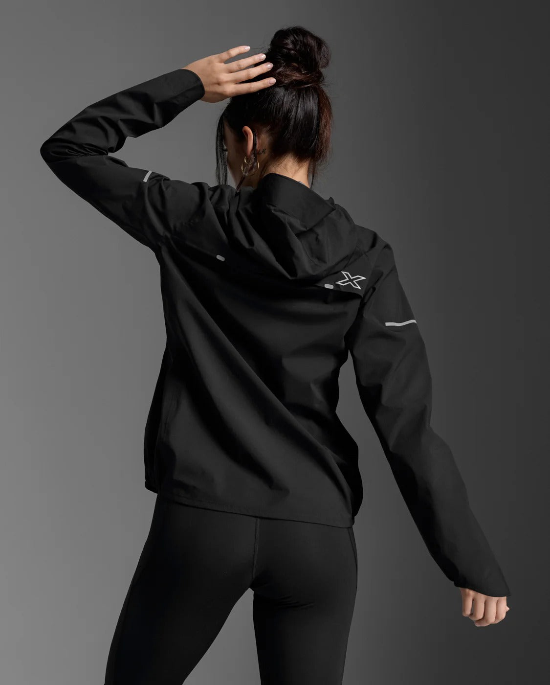 W Ignition Shield Waterproof Jacket 女士 防水保暖防護便攜收納全拉鍊連帽夾克|黑