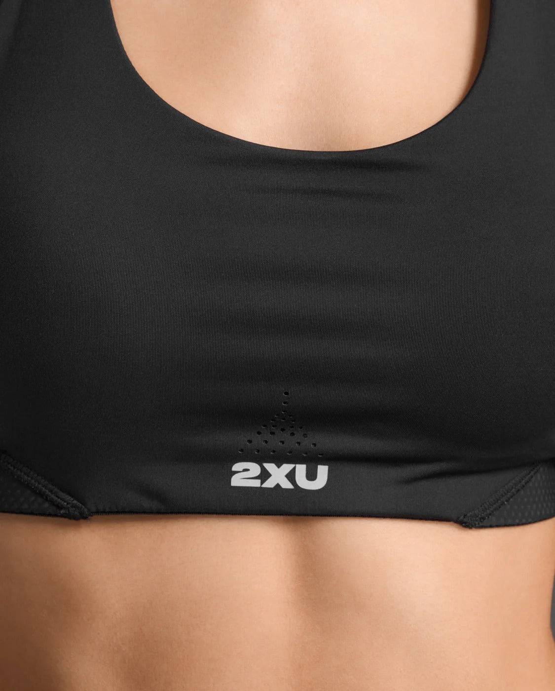 W Aero Mesh Medium Impact Bra 女士 透氣速乾中度支撐可調肩緩震運動內衣|黑