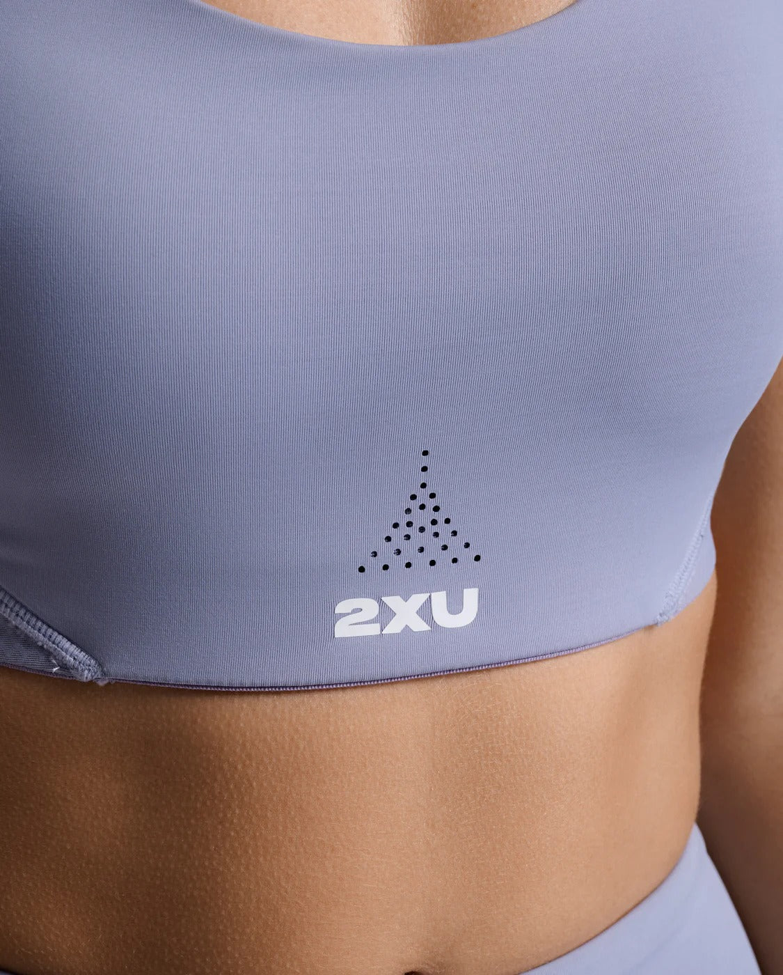 【限時優惠】W Aero Mesh Medium Impact Bra 女士 透氣速乾中度支撐可調肩緩震運動內衣|淺紫