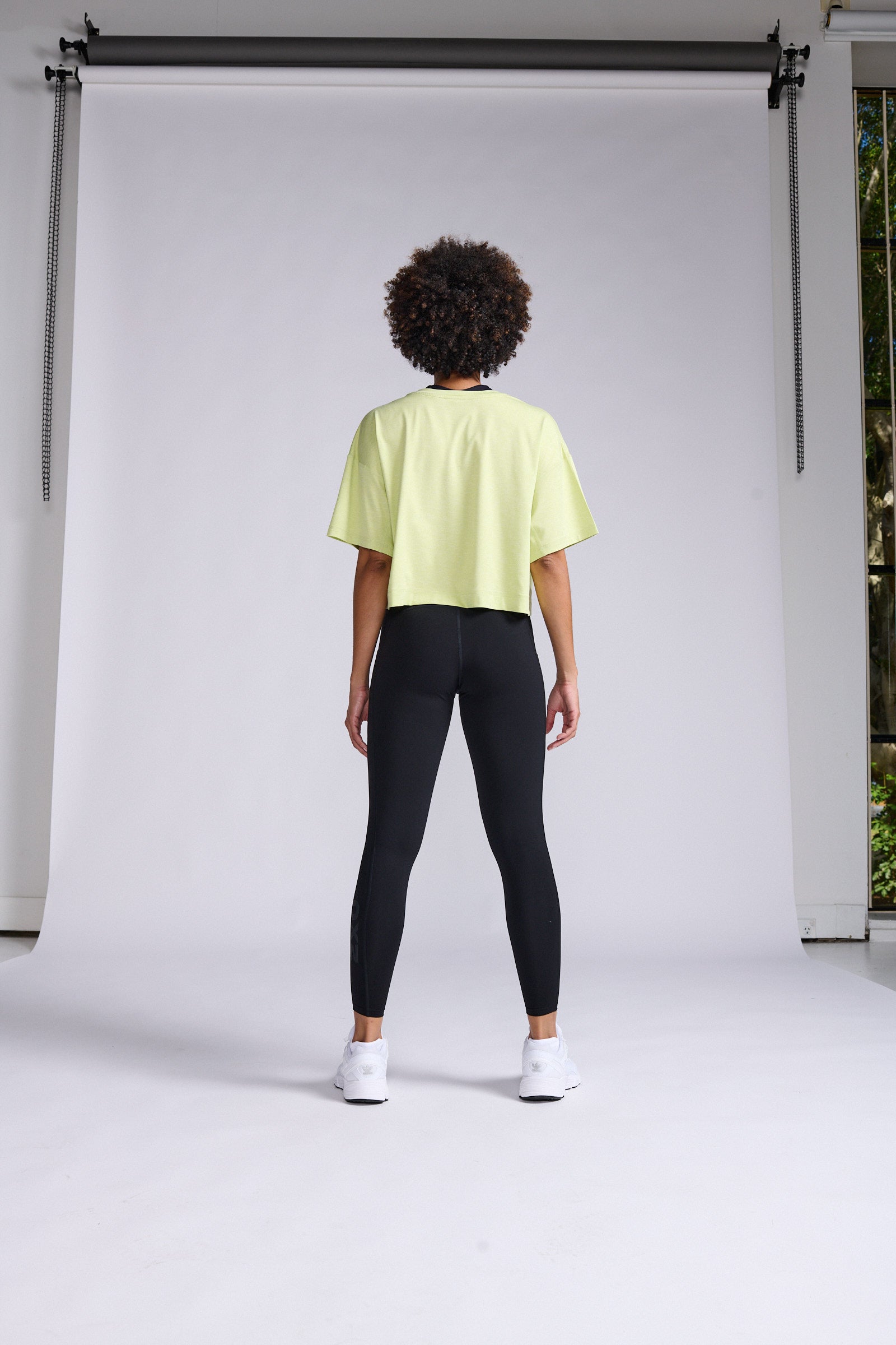 Form Soft Jersey Crop Tee 女士 棉感舒適排汗短版短袖上衣|黃