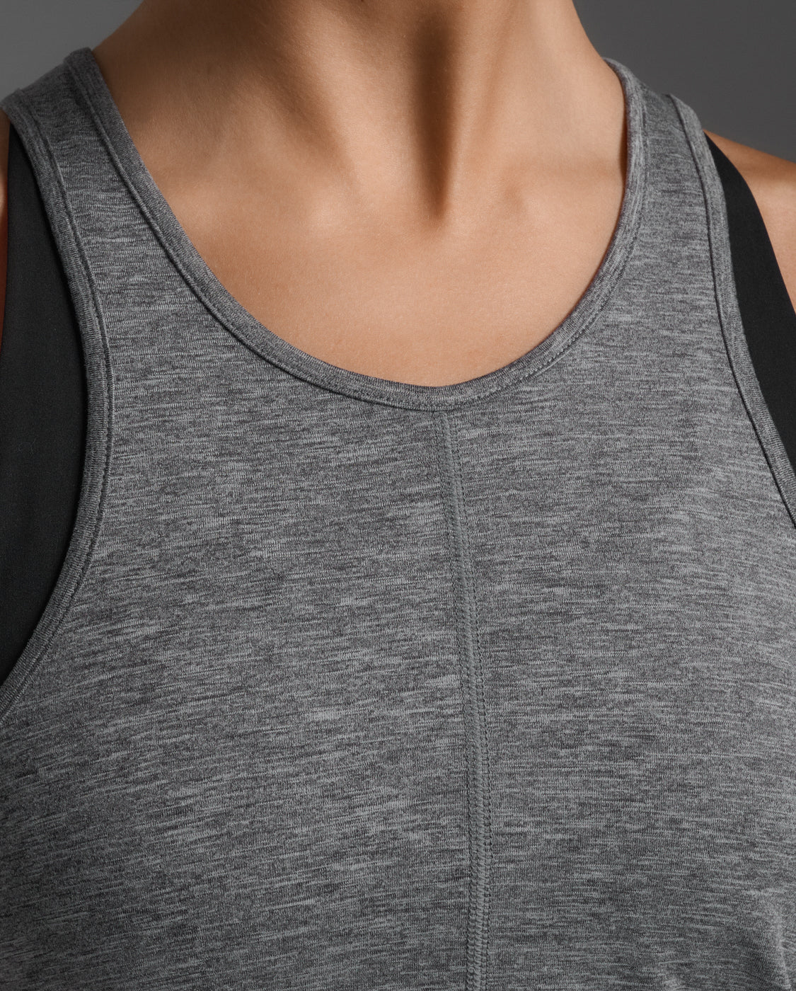 Form Soft Jersey Crop Tank 女士 排汗短版運動背心|淺灰