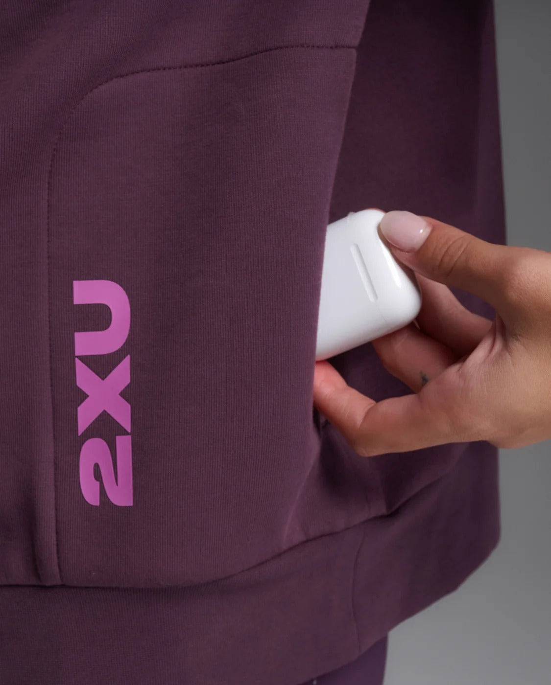 W Form Smooth Spacer 1/2 Zip 女士 修身順滑半拉鍊保暖長袖上衣|紫