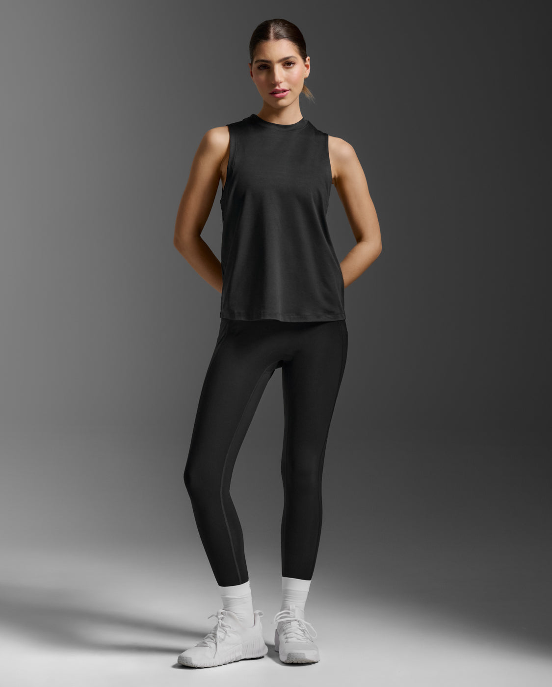 Form Soft Jersey Tank 女士 排汗運動背心|黑