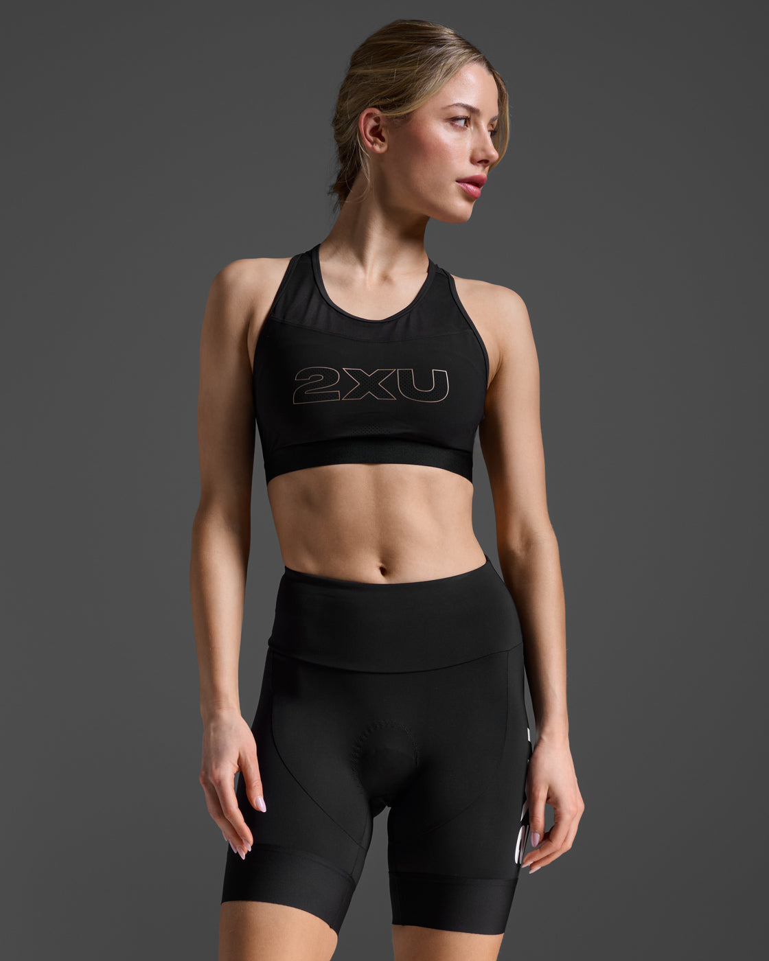 Aero Tri 7 Inch Shorts 女士 7 吋極速三鐵壓縮短褲|黑