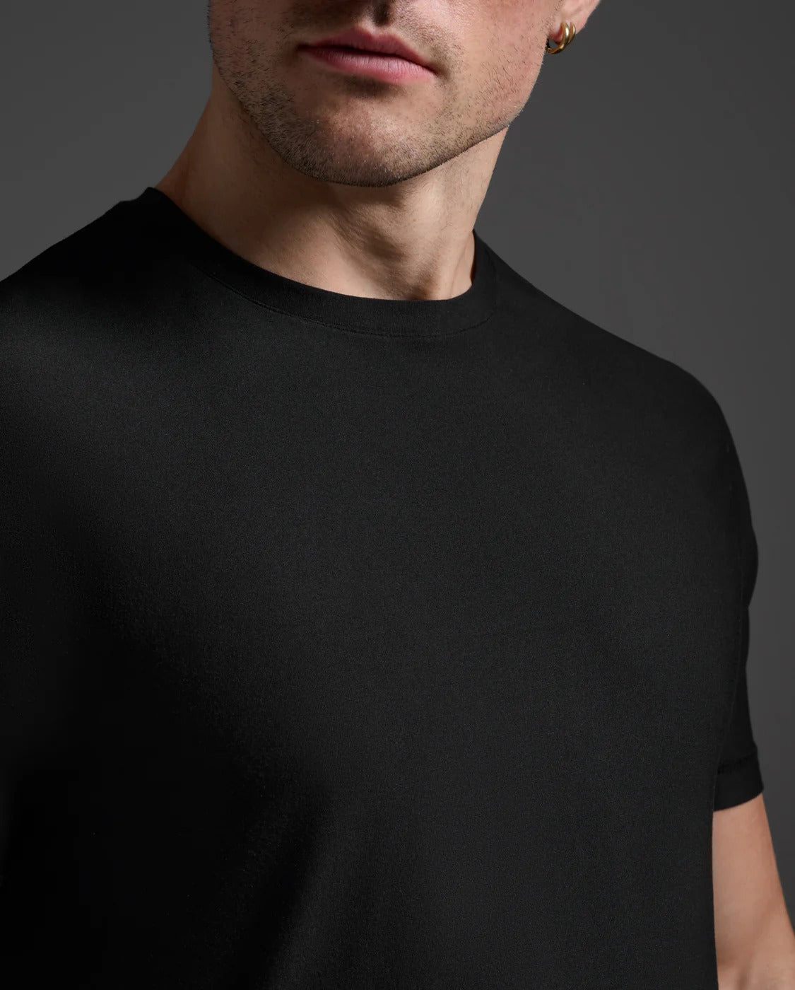 M Signature Tee 男士 耐磨柔棉速乾機能經典運動T恤 | 黑