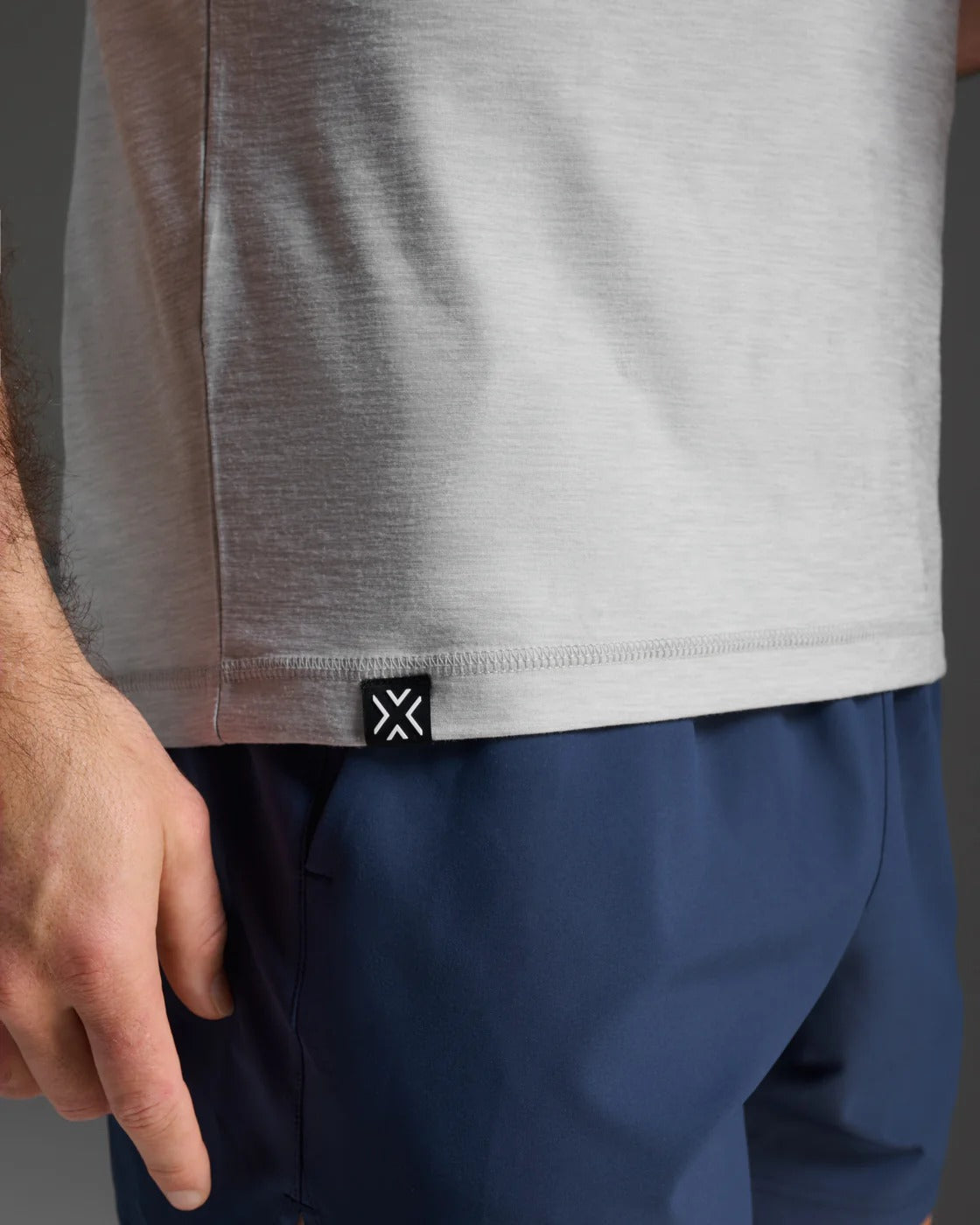 M Signature Tee 男士 耐磨柔棉速乾機能經典運動T恤 | 灰