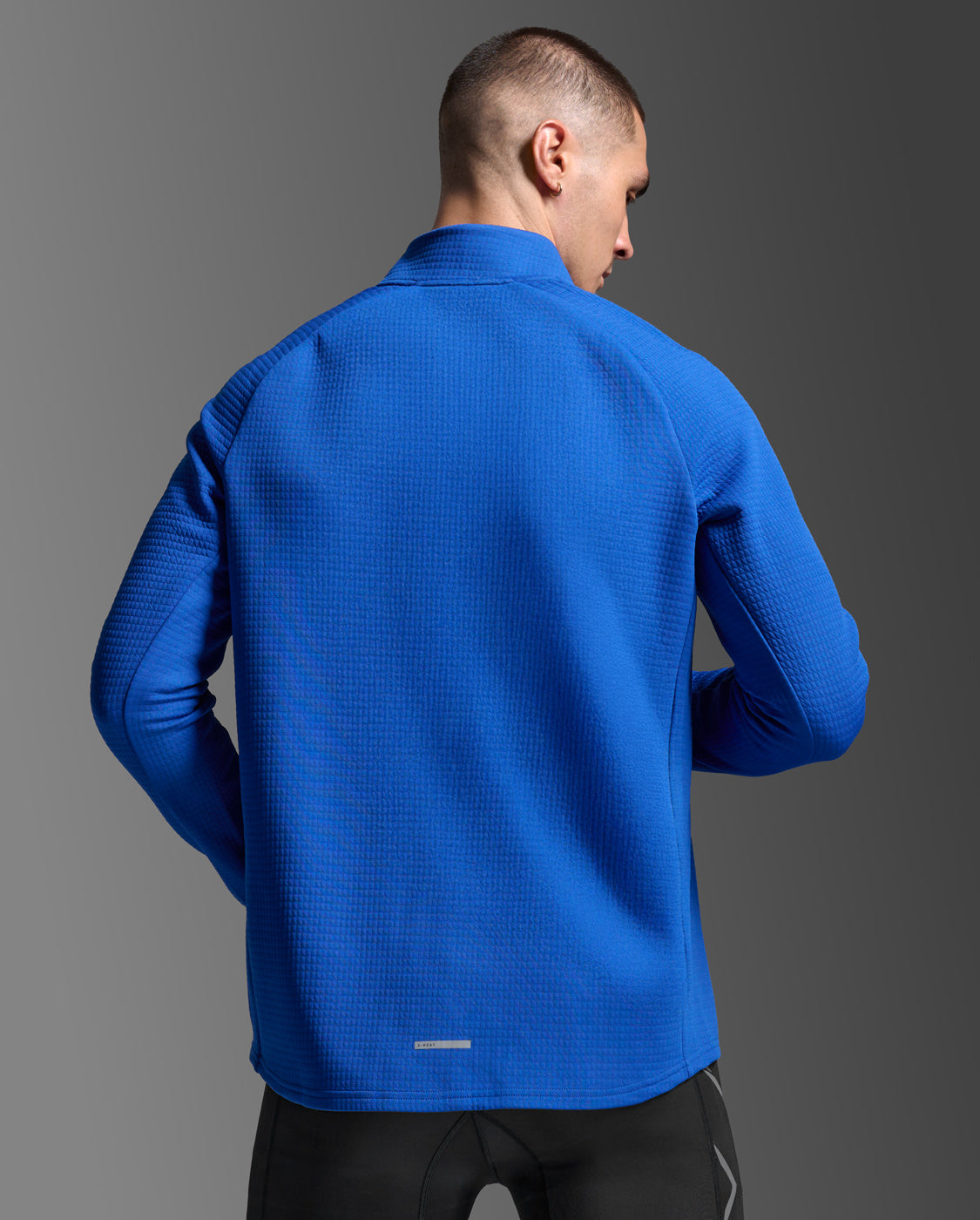 M Ignition Hyper-Haptic 1/4 Zip 男士 保暖防護1/4拉鍊長袖機能上衣 | 藍