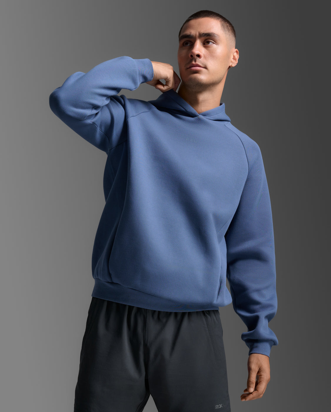 M Motion Smooth Spacer Hoodie 男士 挑戰者輕盈速乾排汗保暖連帽上衣｜藍