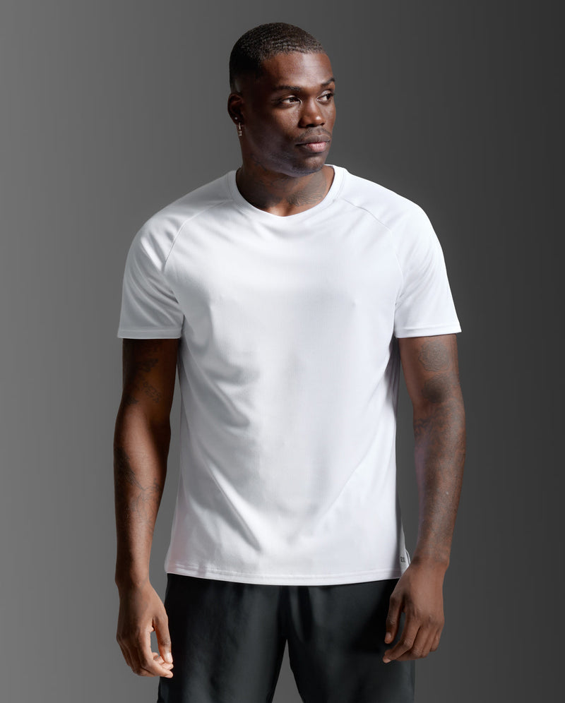 Aero Tee 男士 運動短袖上衣｜白