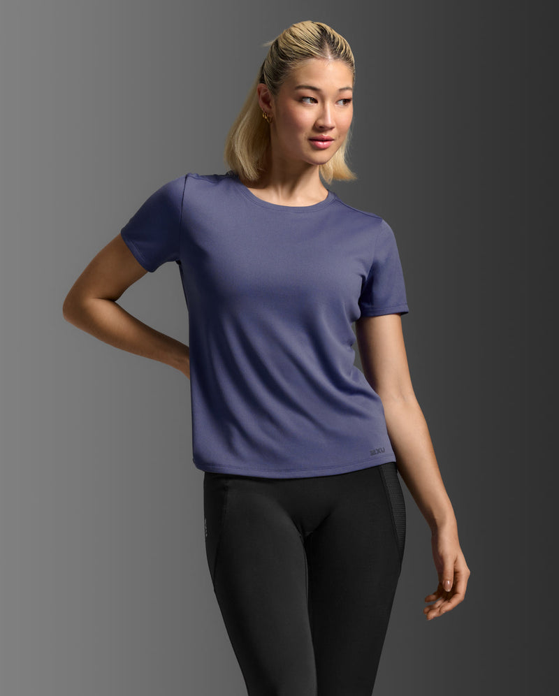 Aero Tee Women's Running Moisture-Wicking and Quick-Drying Functional Sports T-Shirt | Twilight Purple