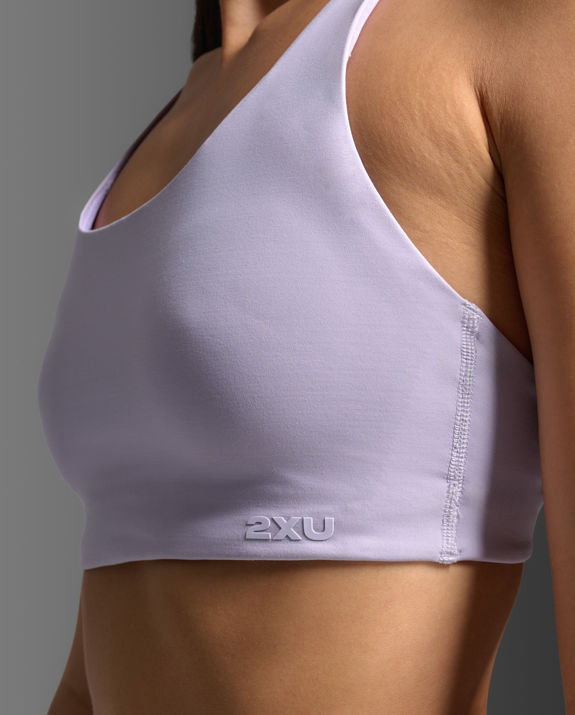 W Form Strappy Low Impact Bra 女士 吸濕排汗細肩帶低度支撐U型運動內衣｜淺紫