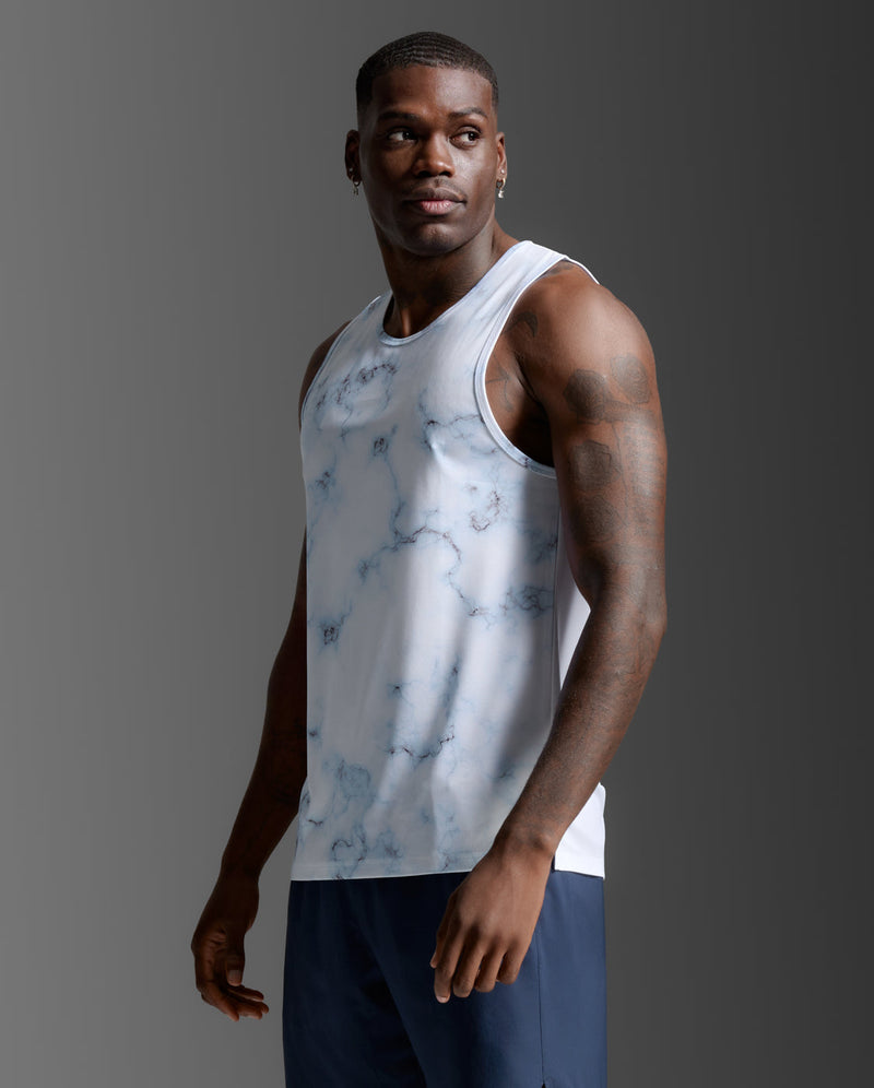 Aero Tank Men's Lightweight, Moisture-Wicking Sports Vest | Sky Blue