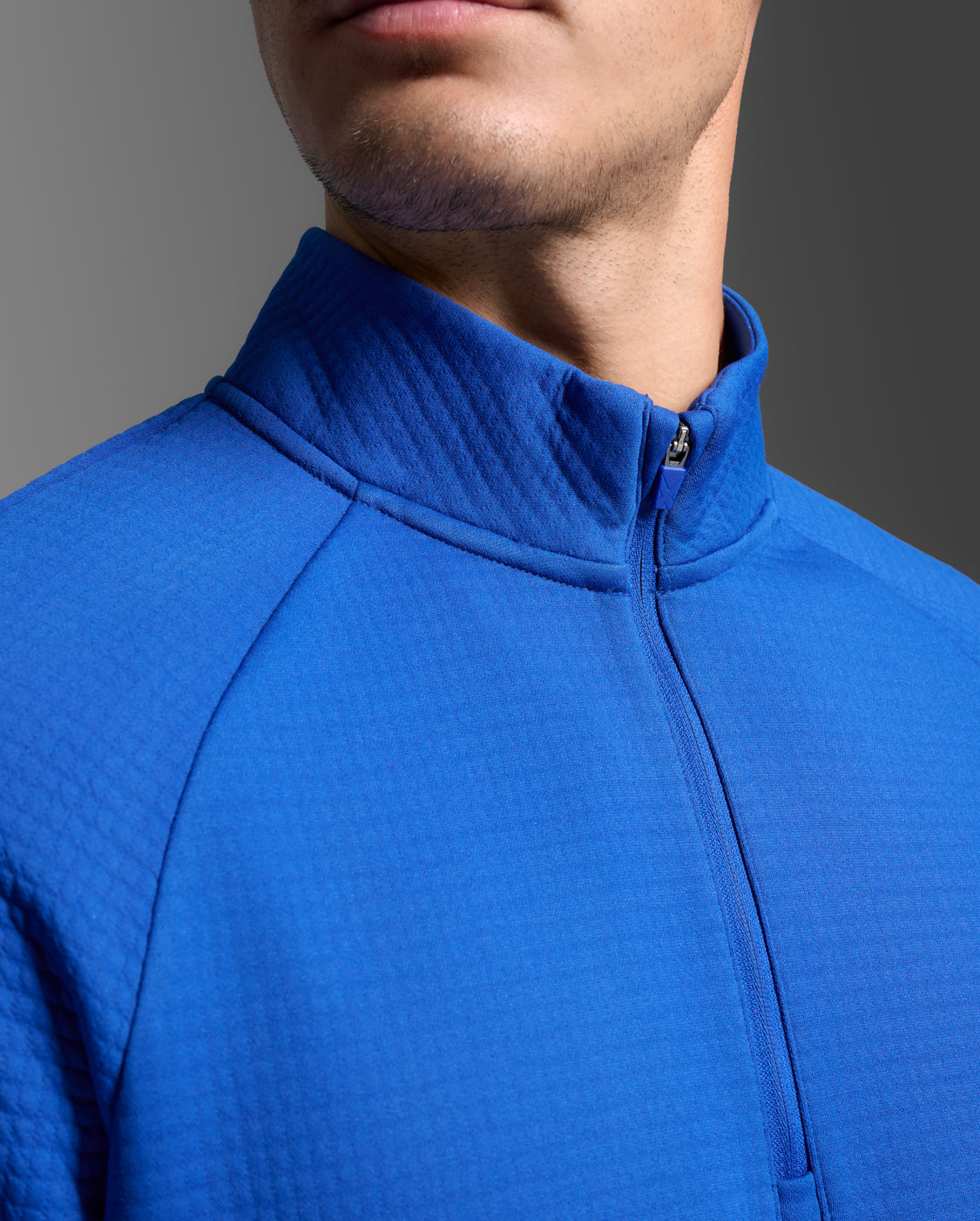 M Ignition Hyper-Haptic 1/4 Zip 男士 保暖防護1/4拉鍊長袖機能上衣 | 藍
