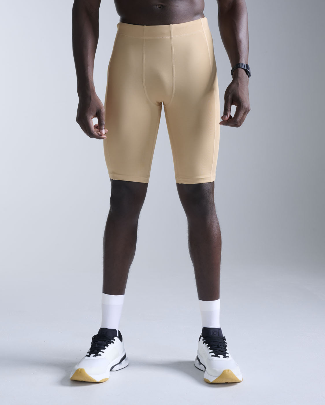 Core Compression Shorts 男士 壓縮短褲｜卡其