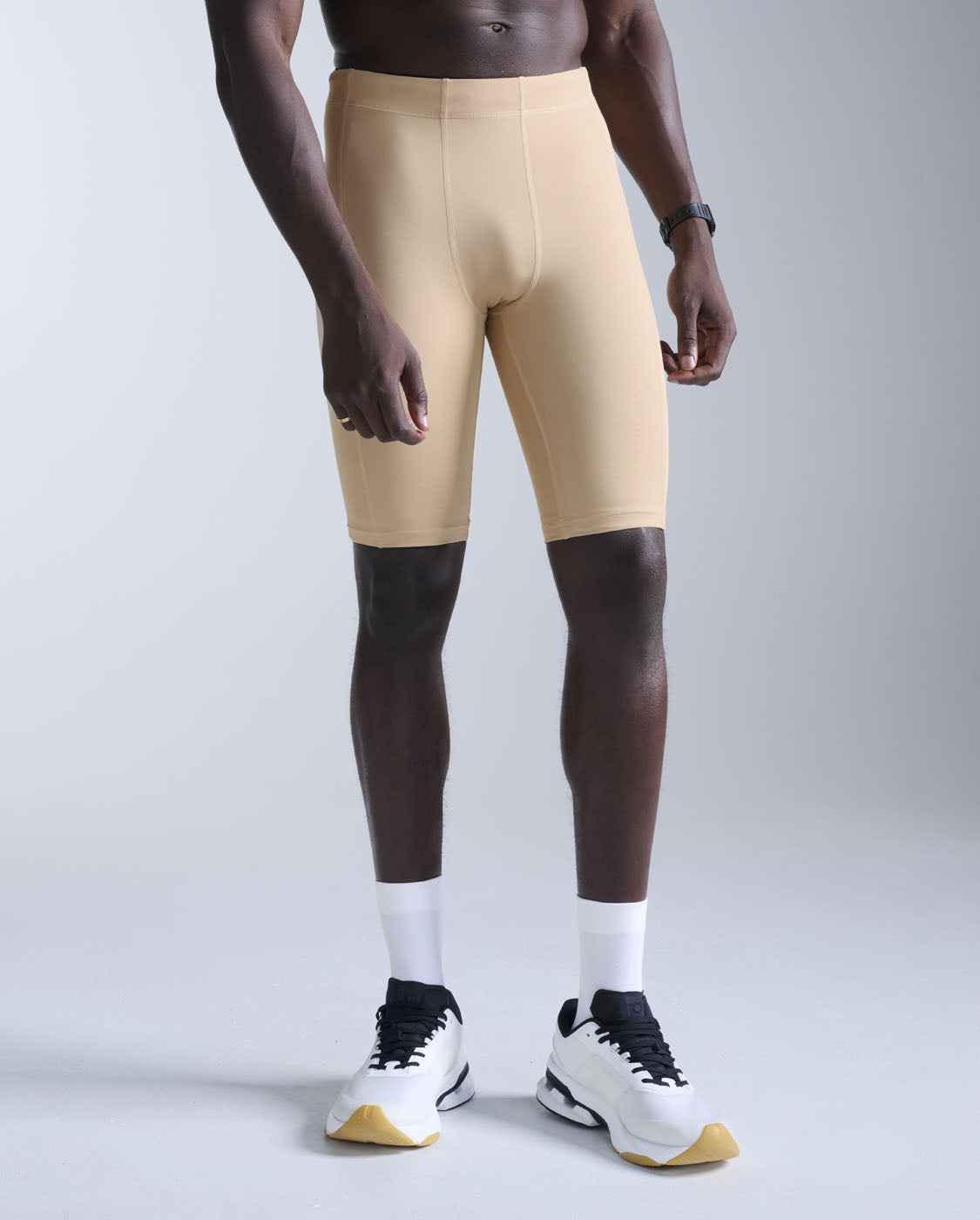 Core Compression Shorts 男士 壓縮短褲｜卡其