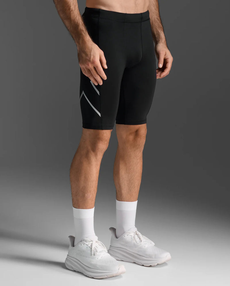 Core Compression Shorts 男士 壓縮短褲｜黑/銀