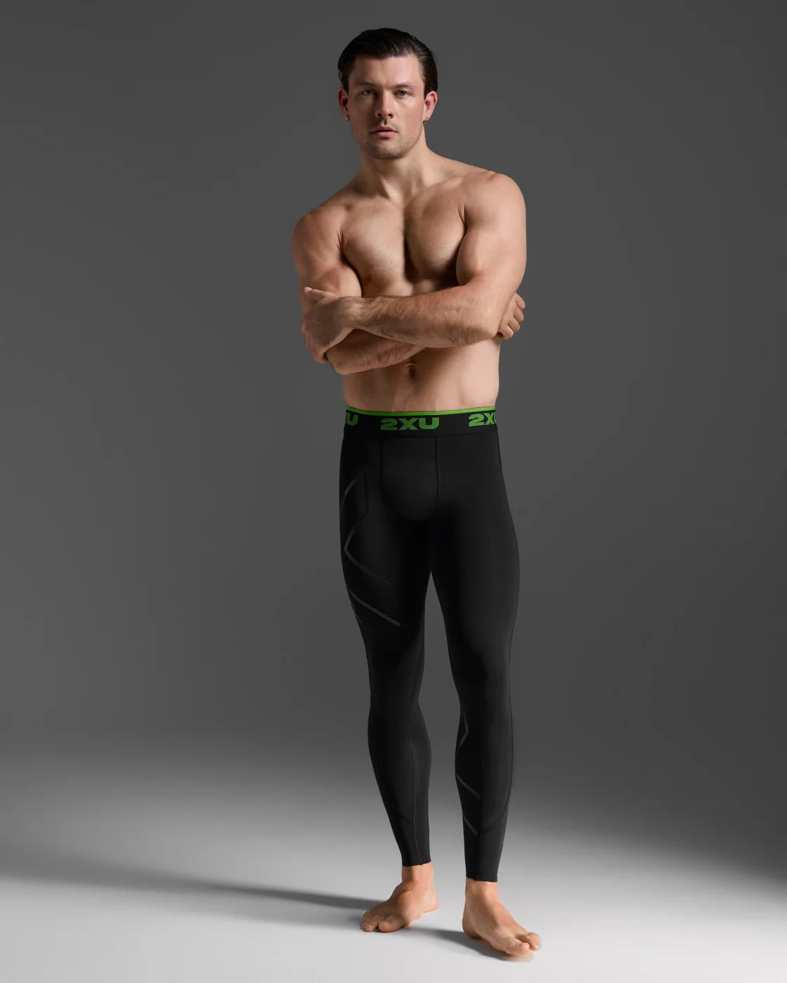 M Refresh Recovery Compression Tights 男士 全長肌能恢復壓縮褲 | 黑