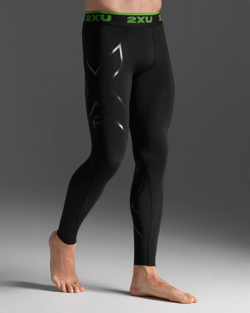 Refresh Recovery Compression Tights 男士 輕度運動恢復壓縮長褲｜黑