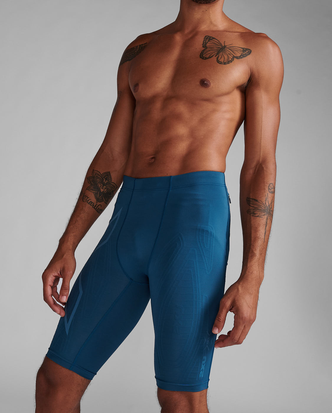 Light Speed Compression Shorts 男士 輕盈奔馳MCS壓縮短褲｜藍