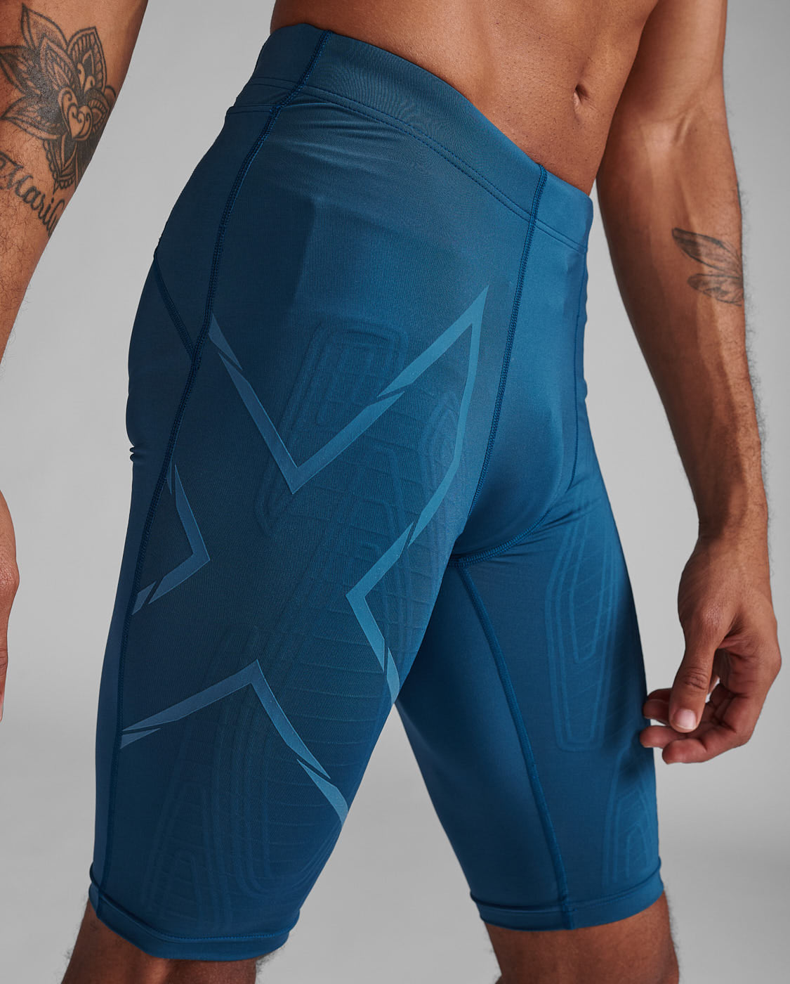 Light Speed Compression Shorts 男士 輕盈奔馳MCS壓縮短褲｜藍