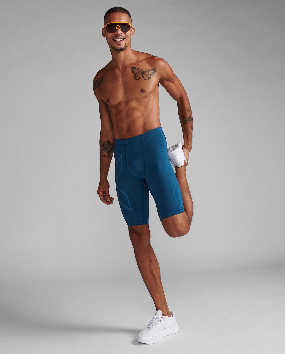 2XU Light Speed Compression Shorts 男士MCS壓縮短褲｜藍