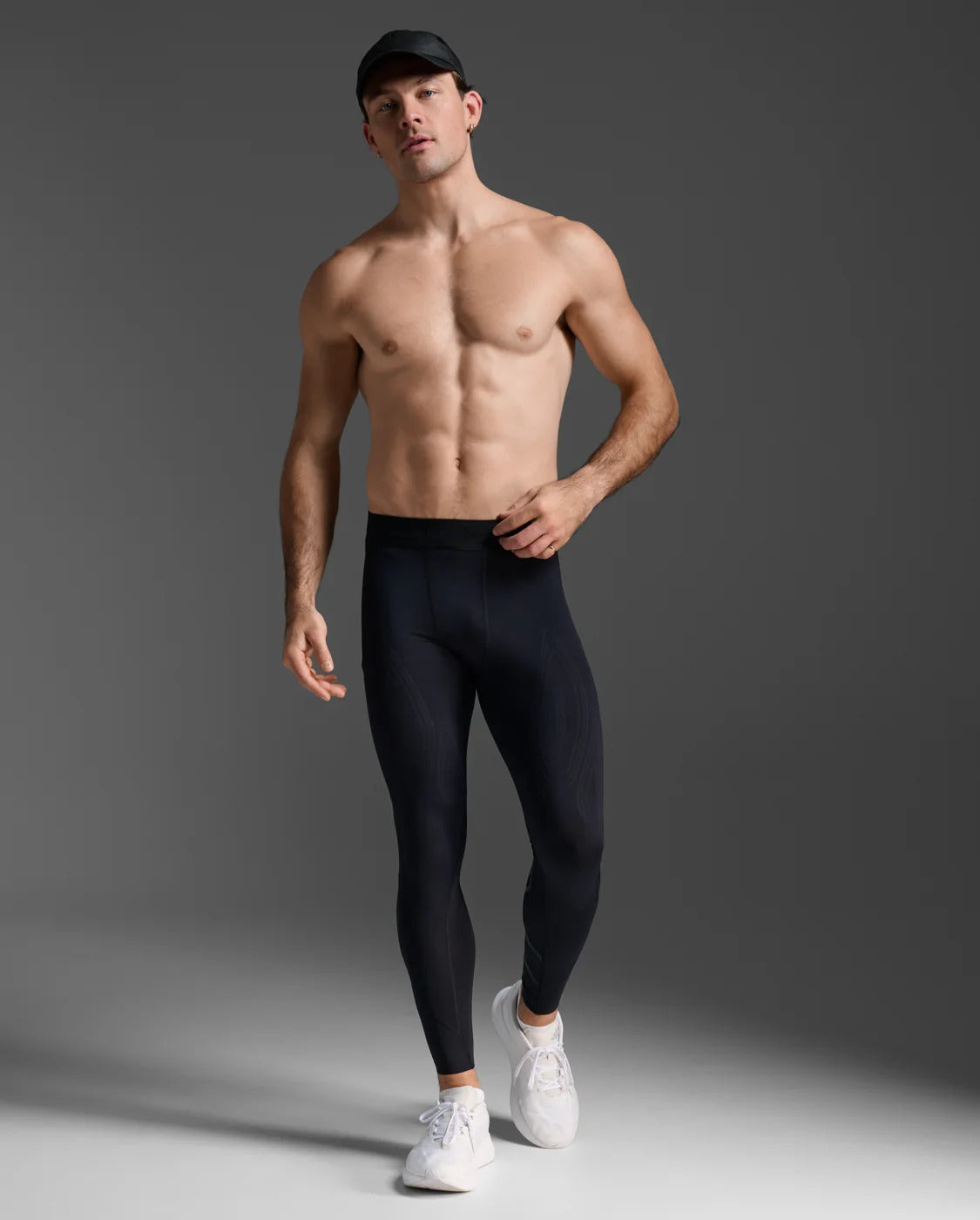 M Force Compression Tights 男士 全長強效壓縮褲 | 黑