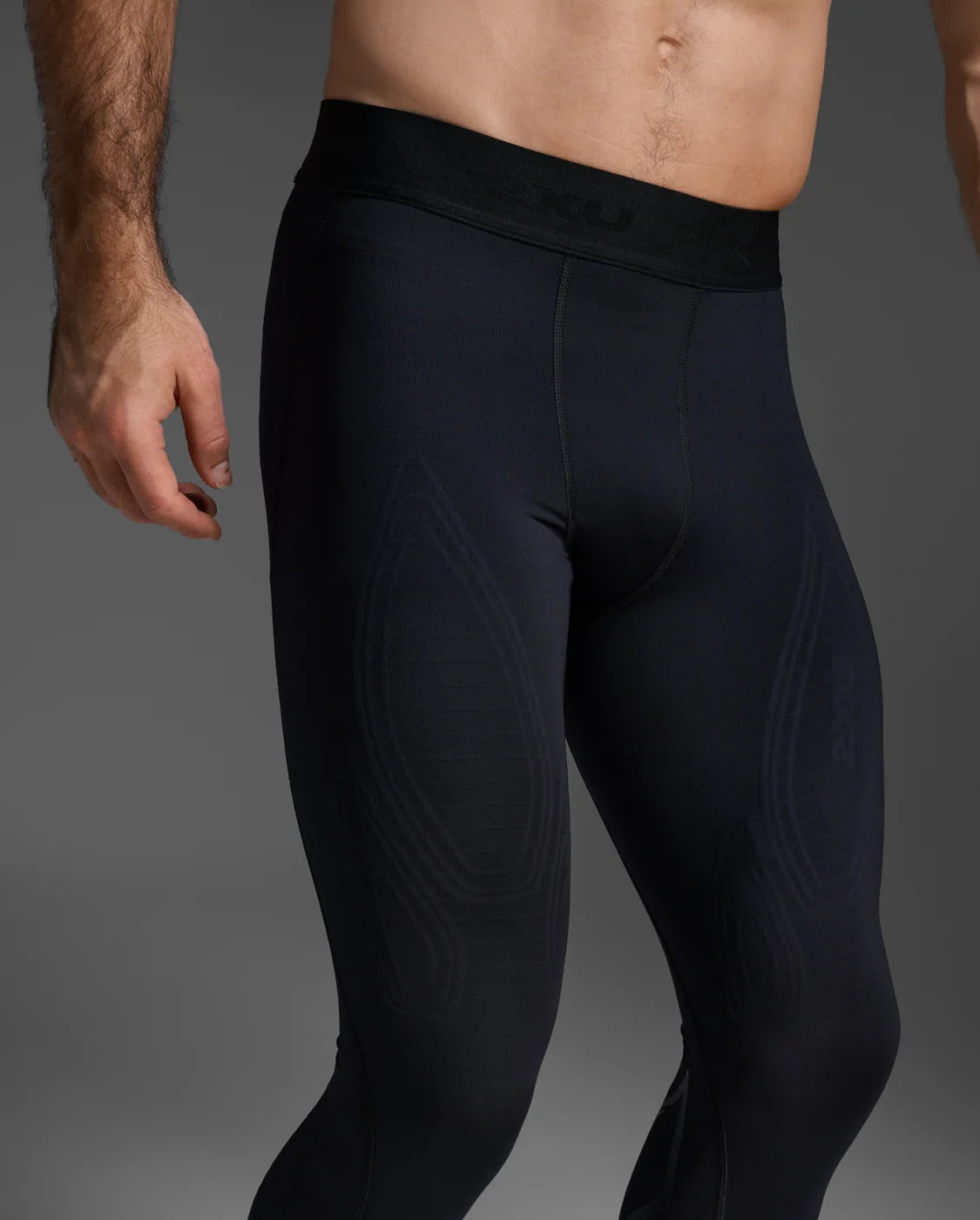 M Force Compression Tights 男士 全長強效壓縮褲 | 黑