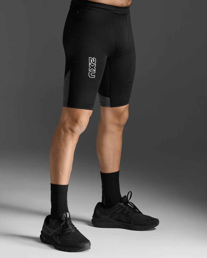 Light Speed ​​React Compression Shorts for Men | Black 