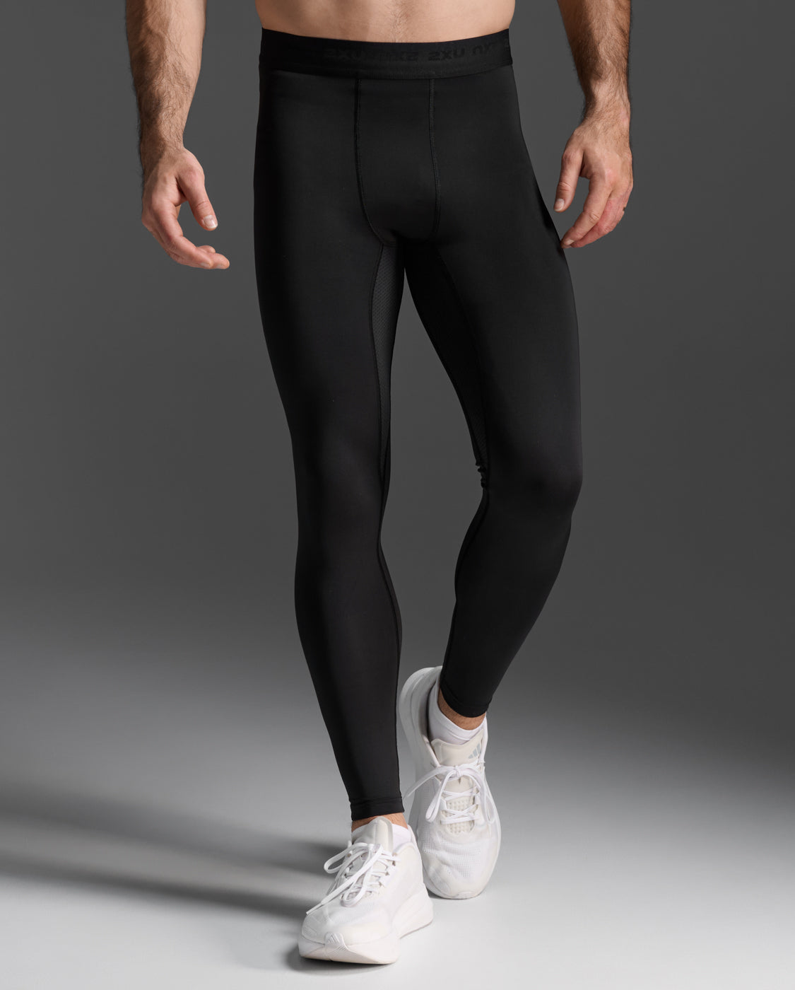 M Base Layer Compression Tights 男士 全長舒適涼感基礎款內搭壓縮褲｜黑