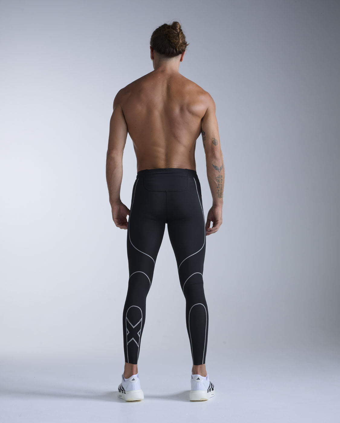 Light Speed Kinesis Compression Tights 男士 MCS壓縮長褲｜黑/白