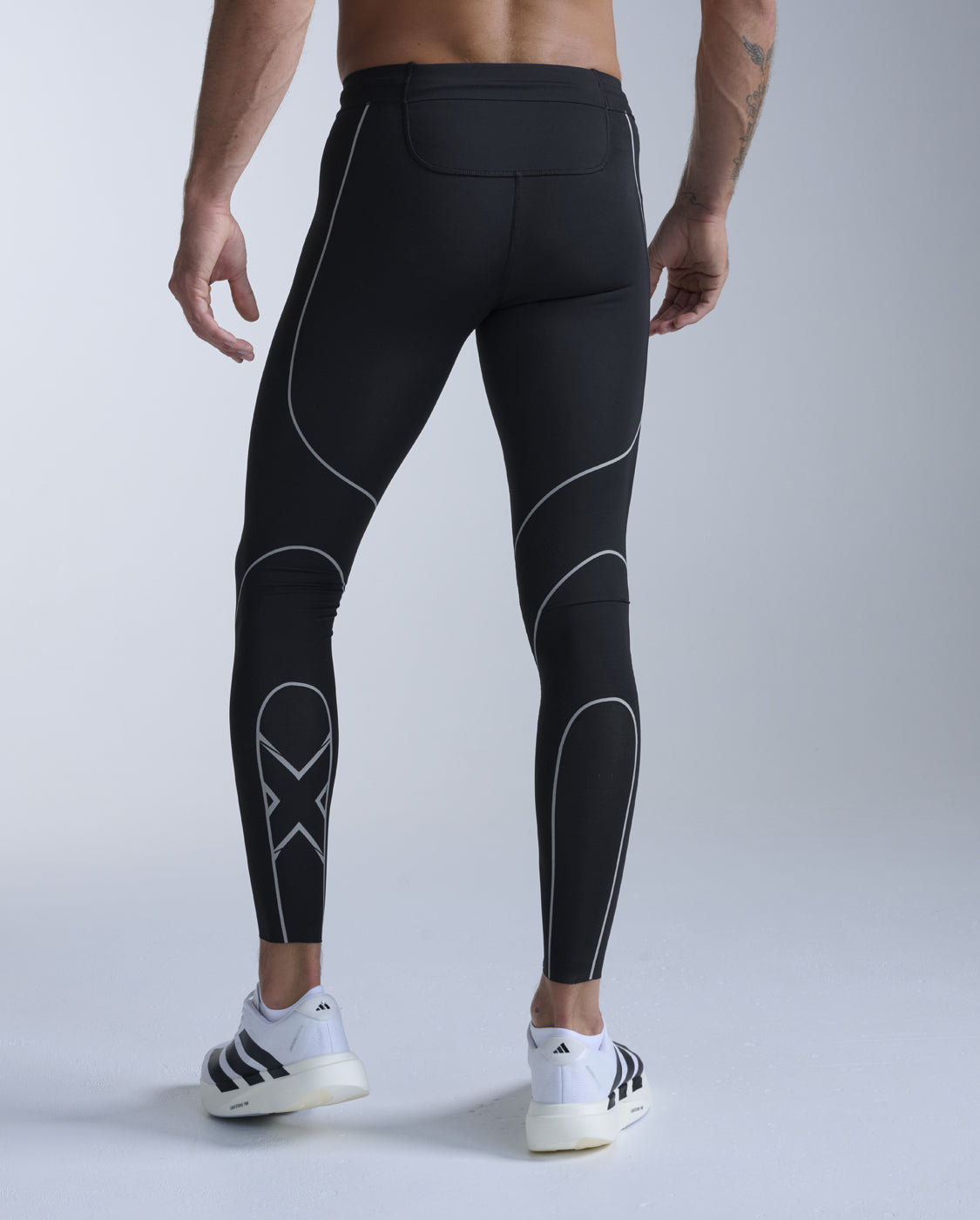 Light Speed Kinesis Compression Tights 男士 MCS壓縮長褲｜黑/白