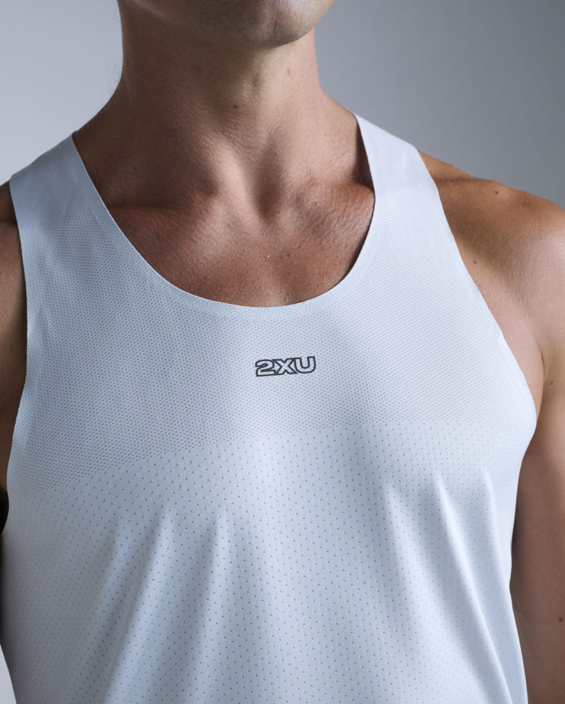 Light Speed Tech Singlet 男士 輕盈奔馳快乾運動背心｜天藍