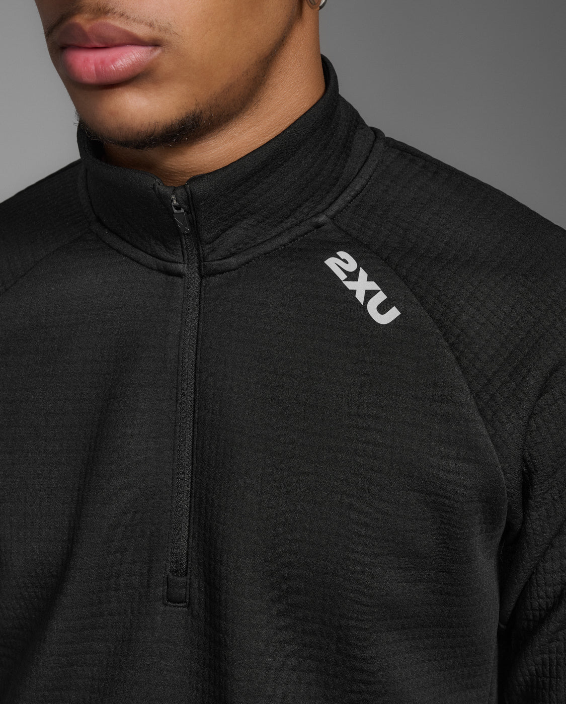 M Ignition Hyper-Haptic 1/4 Zip 男士 保暖防護1/4拉鍊長袖機能上衣 | 黑