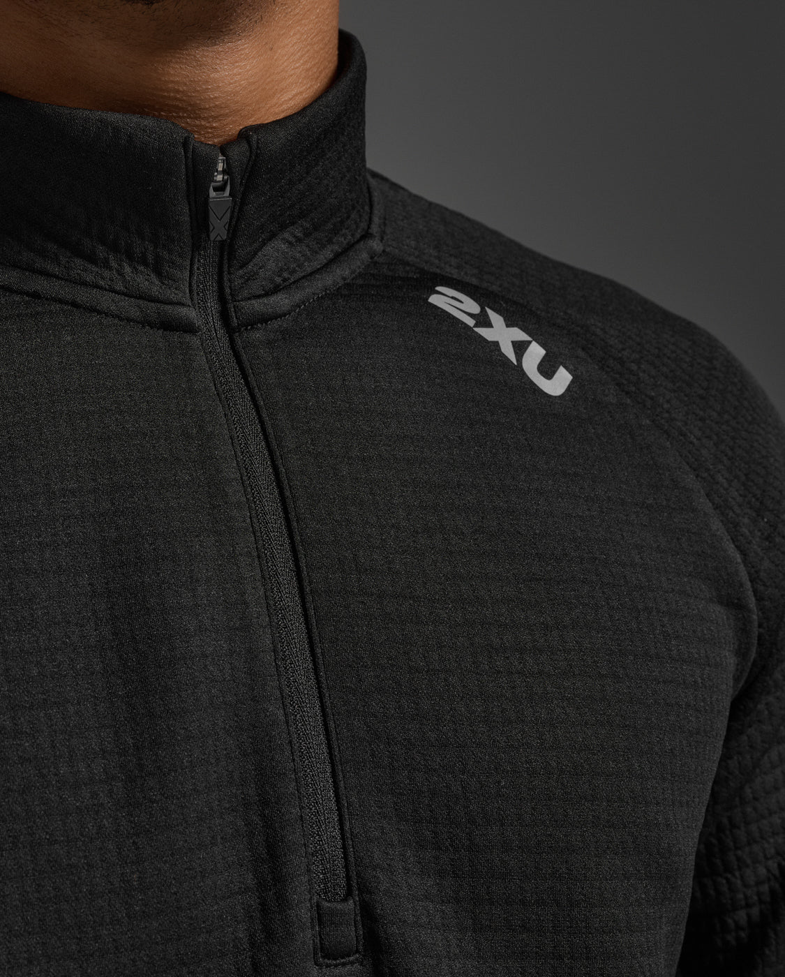 M Ignition Hyper-Haptic 1/4 Zip 男士 保暖防護1/4拉鍊長袖機能上衣 | 黑
