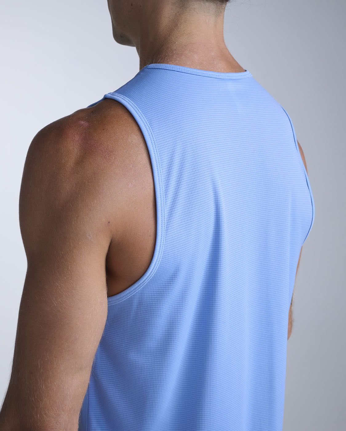 Aero Tank Men's Lightweight, Moisture-Wicking Sports Vest | Sky Blue