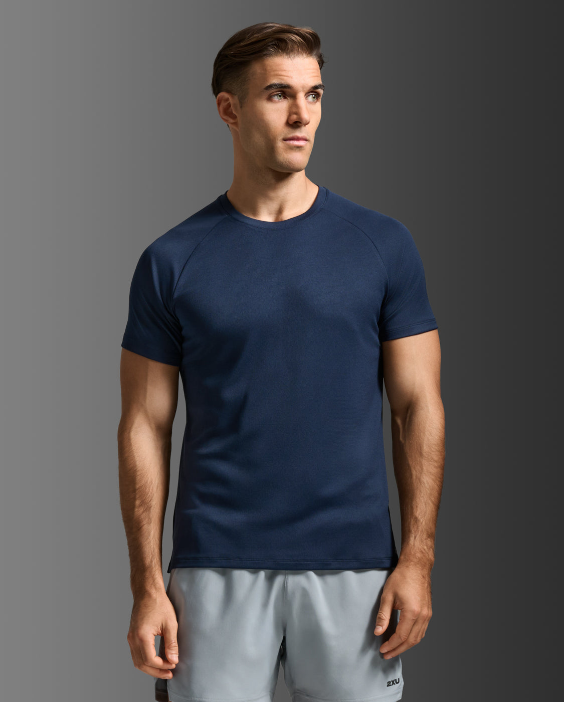 Aero Mesh Tee 男士 運動短袖上衣｜深藍