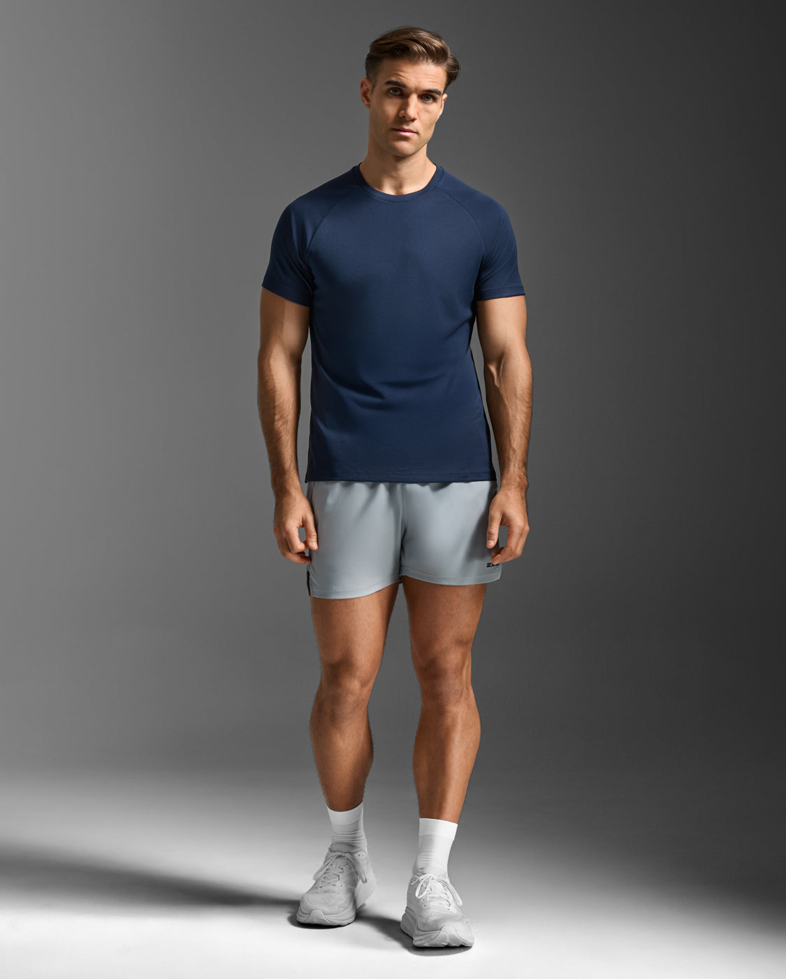 Aero Mesh Tee 男士 運動短袖上衣｜深藍