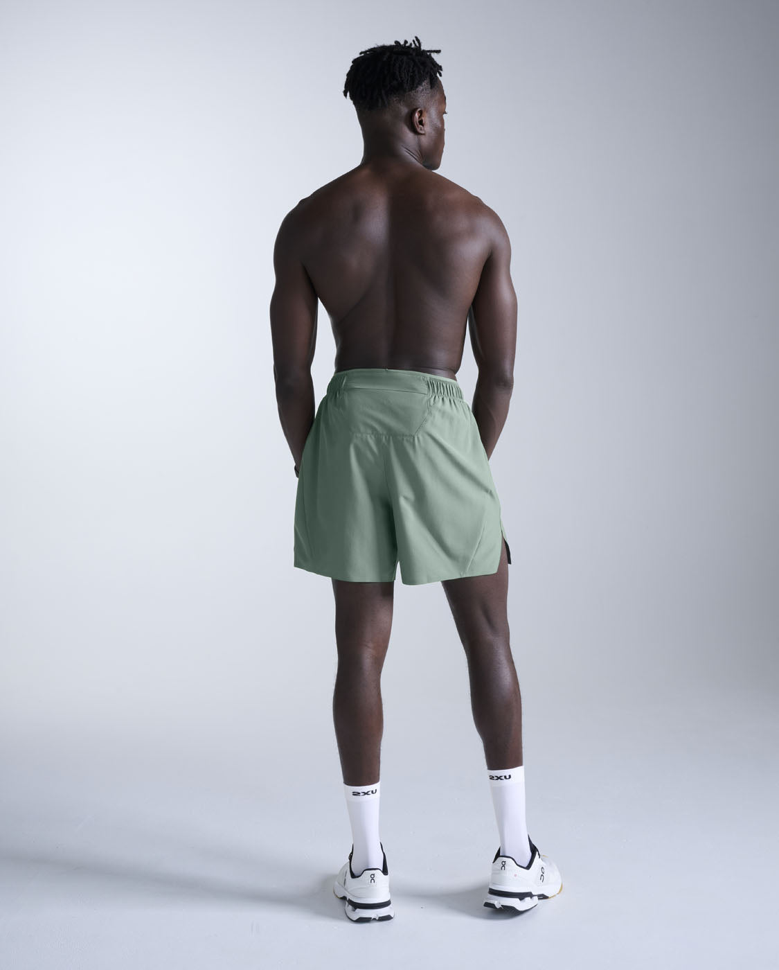 Motion 5 Inch Unlined Shorts 男士 5 吋無內襯運動短褲｜尤加利綠