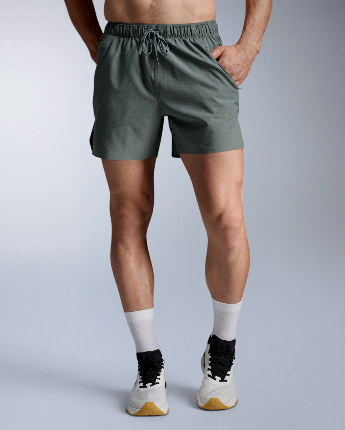 Motion 5 Inch Unlined Shorts 男士 5 吋無內襯運動短褲｜墨綠