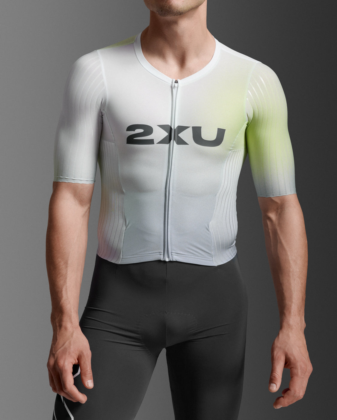 Light Speed React Sleeved Trisuit 男士 輕盈奔馳進階選手實戰有袖連體三鐵衣｜抹茶色