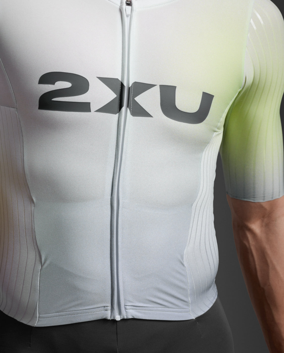 Light Speed React Sleeved Trisuit 男士 輕盈奔馳進階選手實戰有袖連體三鐵衣｜抹茶色