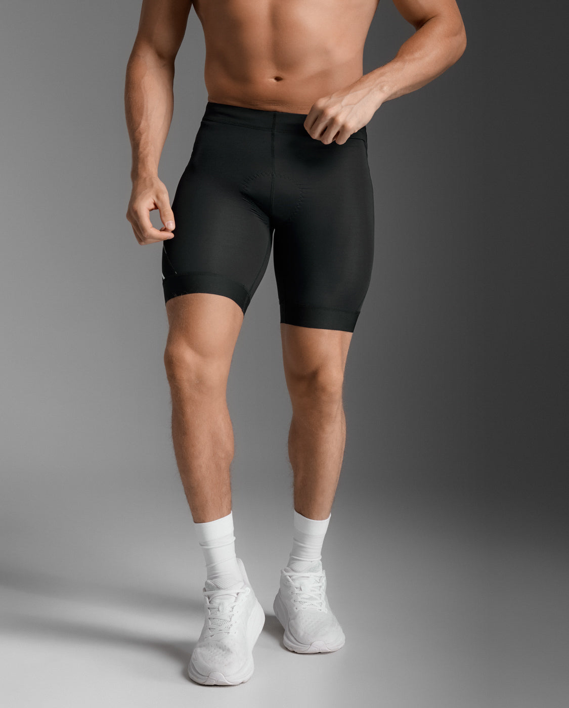 Core Tri 8 Inch Shorts Men's Triathlon Compression Shorts | Midnight Blue
