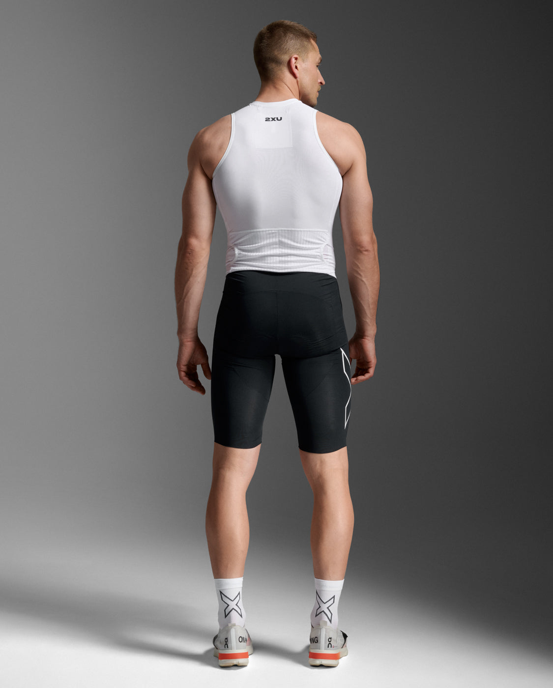 Light Speed React Trisuit 男士 極速空力三鐵衣連身衣｜白