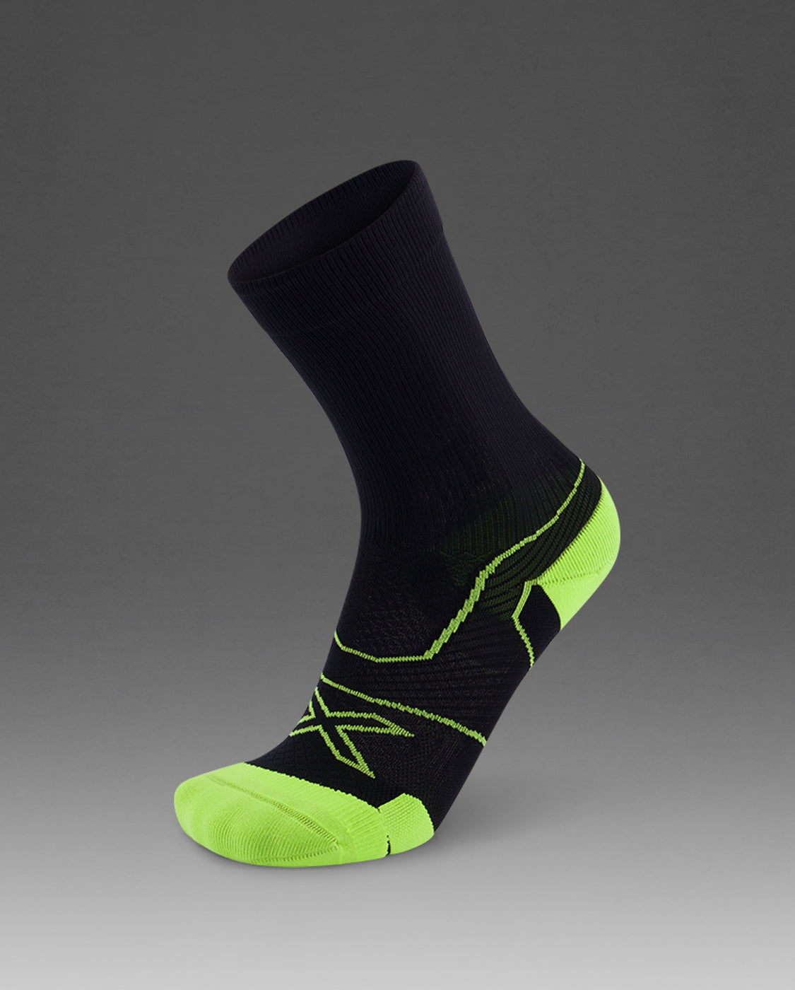 Vectr Cushion Crew Socks 中性 中筒襪｜螢光黃