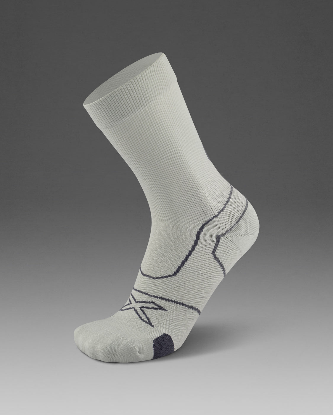 Vectr Cushion Crew Socks 中性 中筒襪｜淺灰