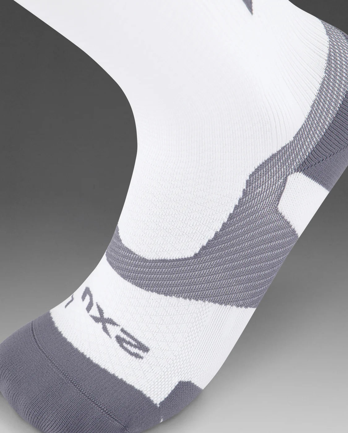 U Vectr Light Cushion Full Length Compression Socks 中性 輕量緩震足弓機能全長壓縮襪｜白